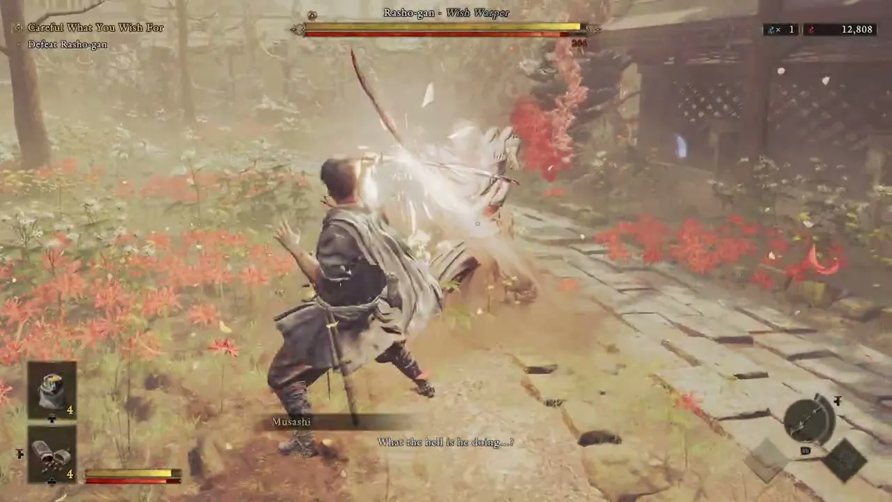 Severing the chained hands lotus tether