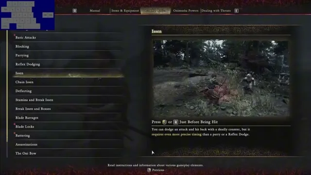 Enemy weapon flashing white during Issen commit window