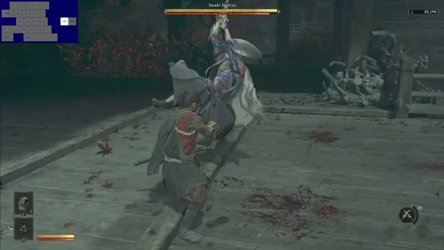 Executing Chain Issen during the full-screen flash